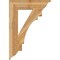 Ekena Millwork Merced Traditional Rough Sawn Bracket, Western Red Cedar, 6"W x 28"D x 40"H BKT06X28X40MRC01RWR - alternate 3